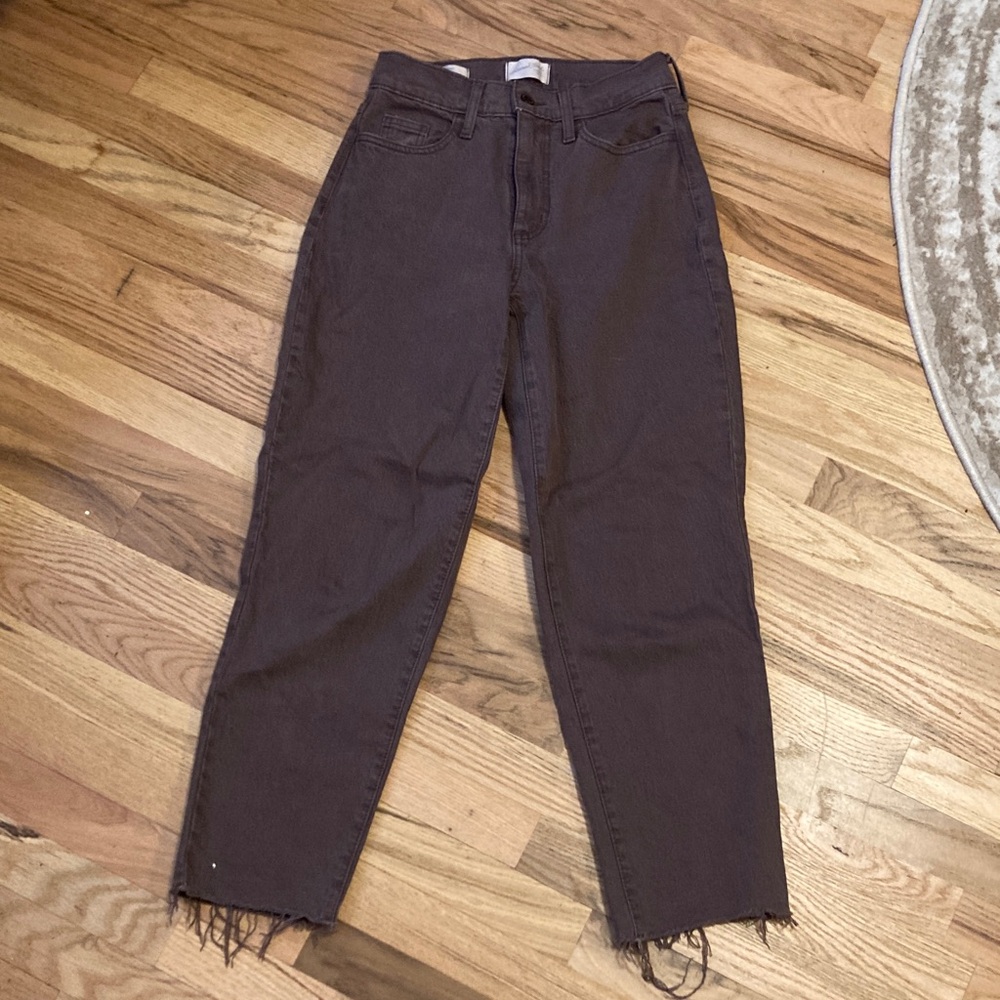 Universal Thread Dark Purple/Brown Cropped Jeans